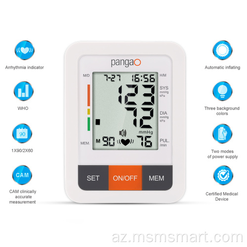 Tibbi Diaqnostik Test Kitləri Qan Təzyiqi Monitoru